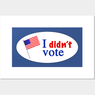 I didnt vote Posters and Art